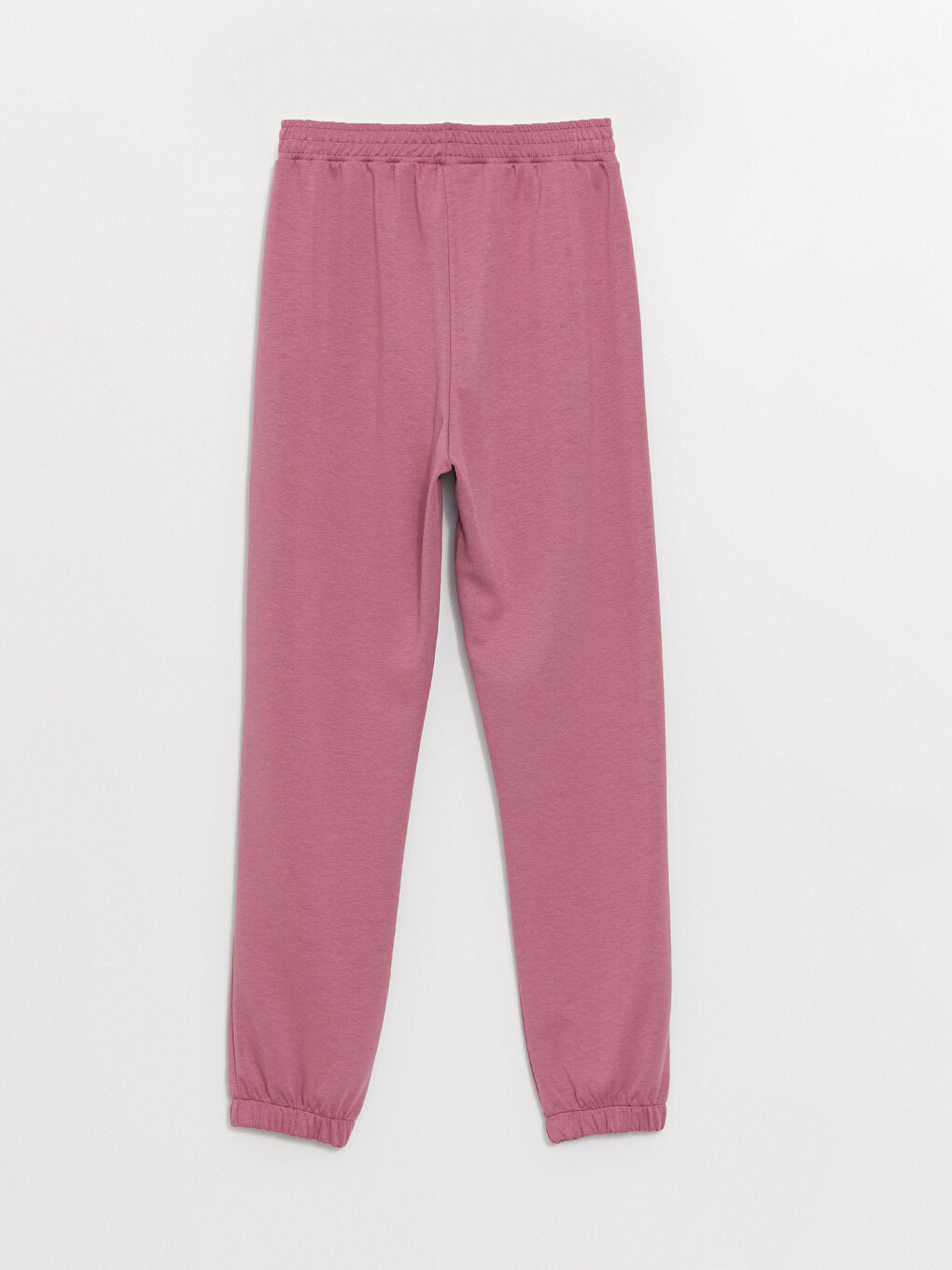 Women's Elastic Waist Plain Jogger Pajama Bottoms