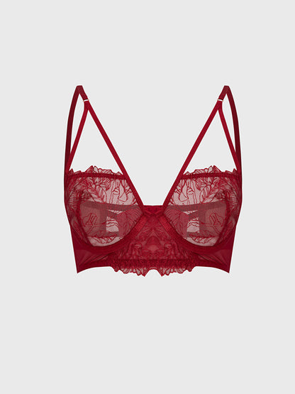 Underwire Unpadded Lace Bralette