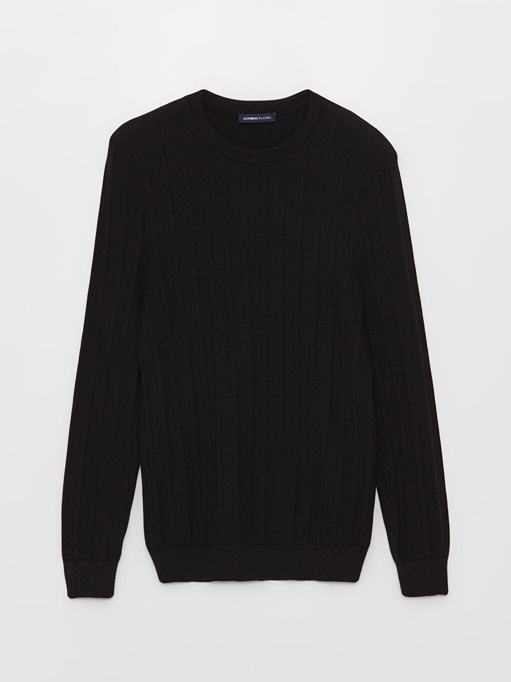 Crew Neck Long Sleeve Men's Knitwear Sweater