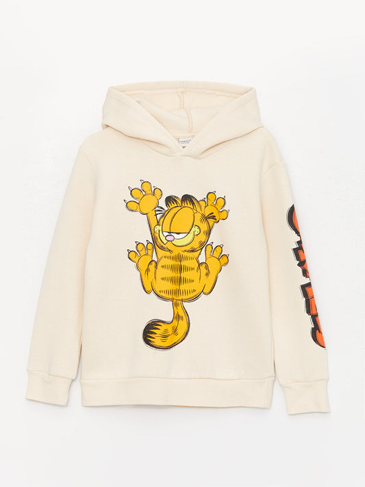 Garfield Printed Boys Hoodie