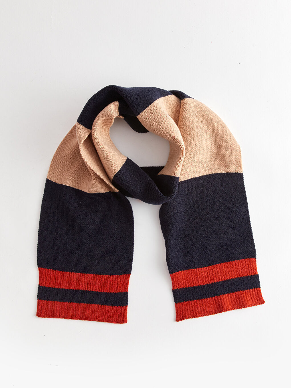 Color Blocked Boy's Scarf and Beanie