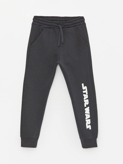 Star Wars Printed Boy's Jogger Sweatpants with Elastic Waist