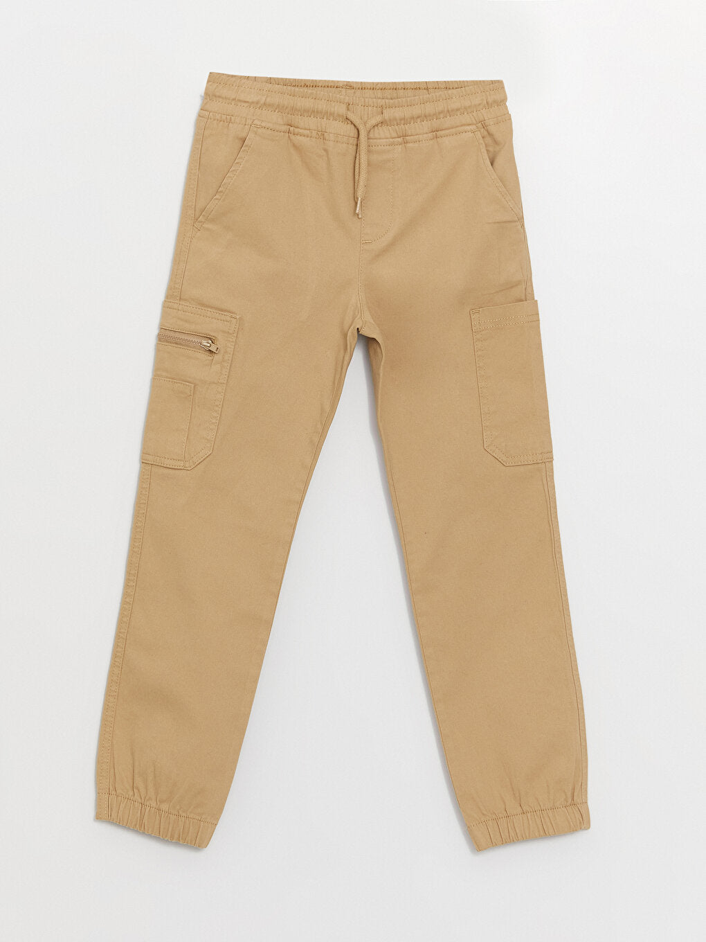 Boys' Cargo Jogger Pants with Elastic Waist