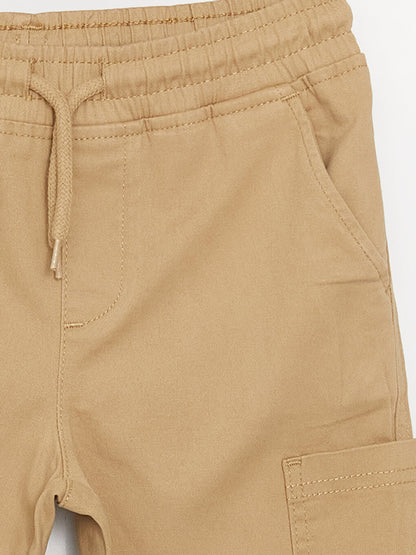 Boys' Cargo Jogger Pants with Elastic Waist