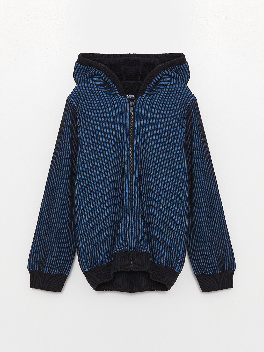 Hooded Long Sleeve Boy's Knitwear Cardigan