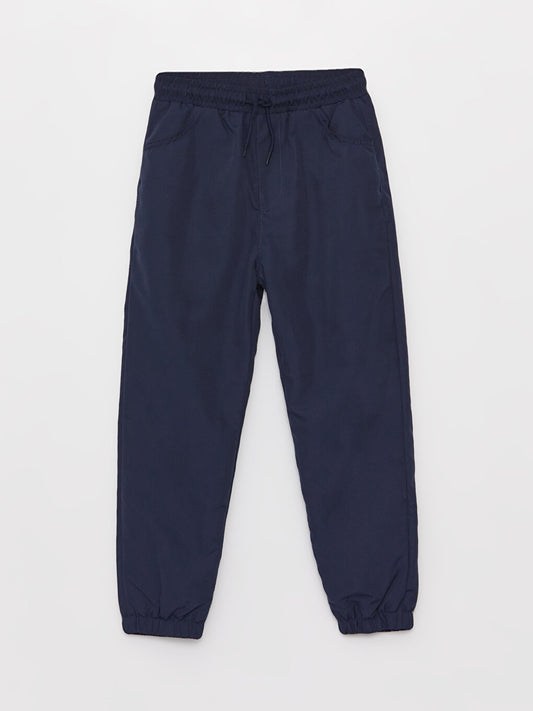 Elastic Waist Fleece Lined Boy's Jogger Trousers