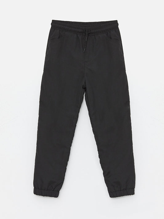 Elastic Waist Fleece Lined Boy's Jogger Trousers