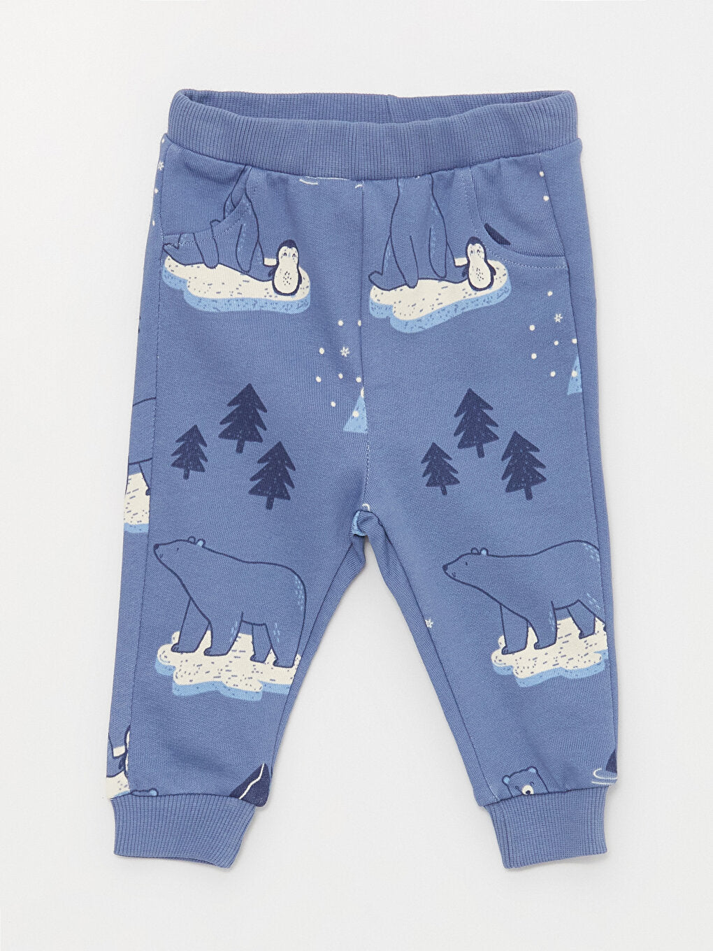 Crew Neck Long Sleeve Printed Baby Boy Sweatshirt and Sweatpants 2-Piece Set