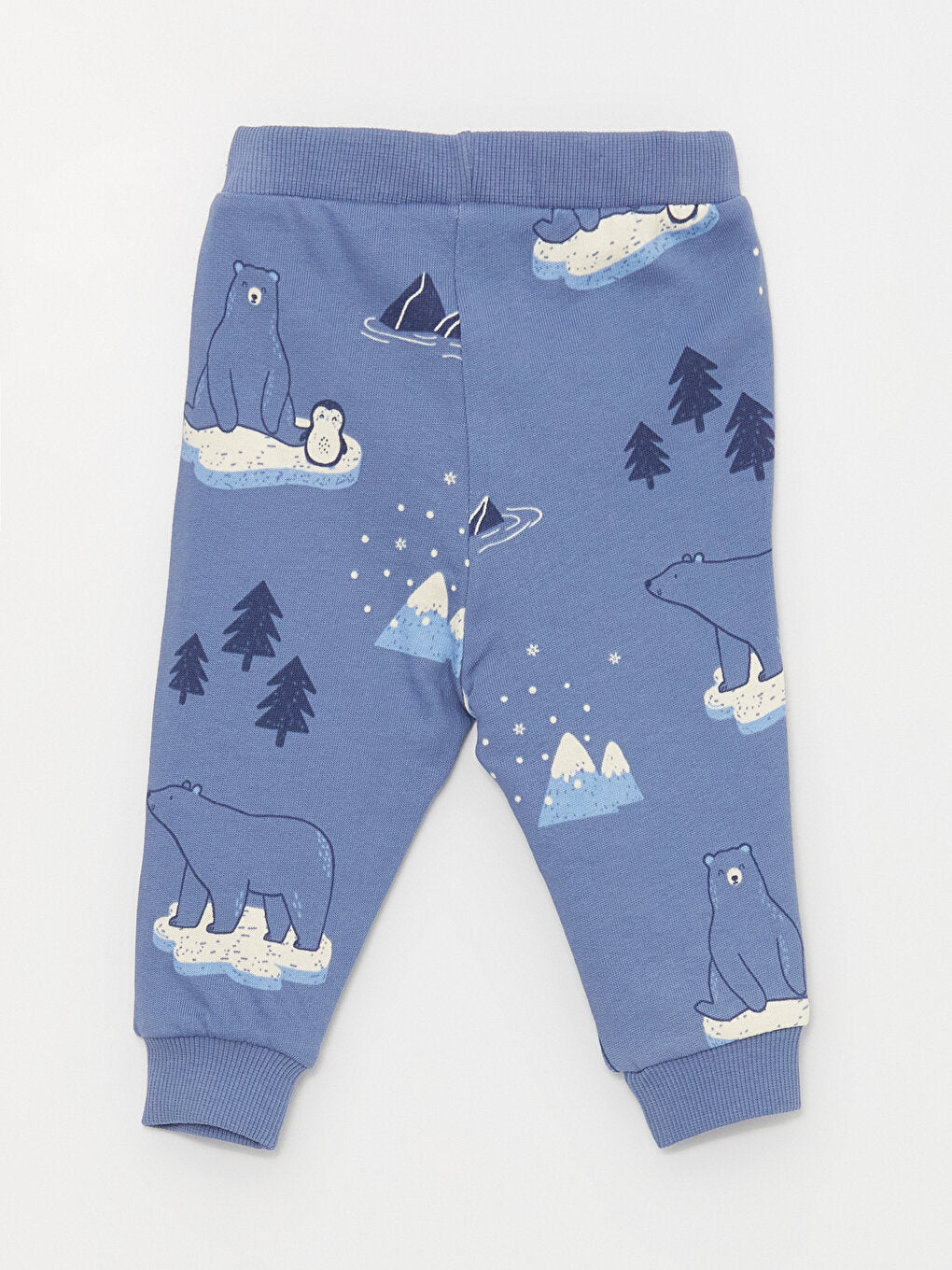 Crew Neck Long Sleeve Printed Baby Boy Sweatshirt and Sweatpants 2-Piece Set