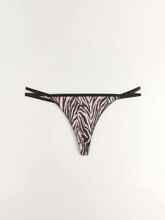 Patterned Thong Panties