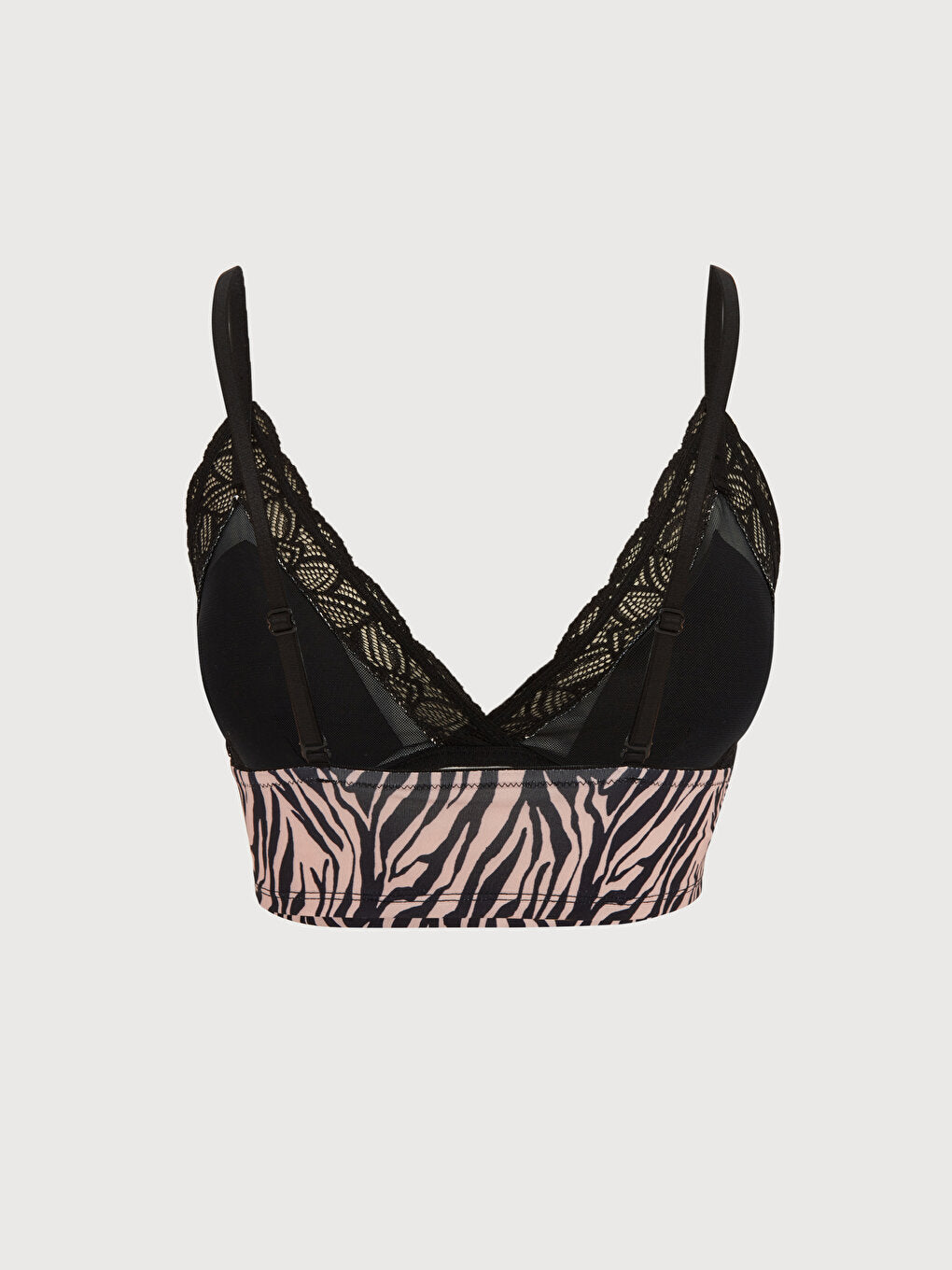 Non-wired, Padded, Patterned Bralette