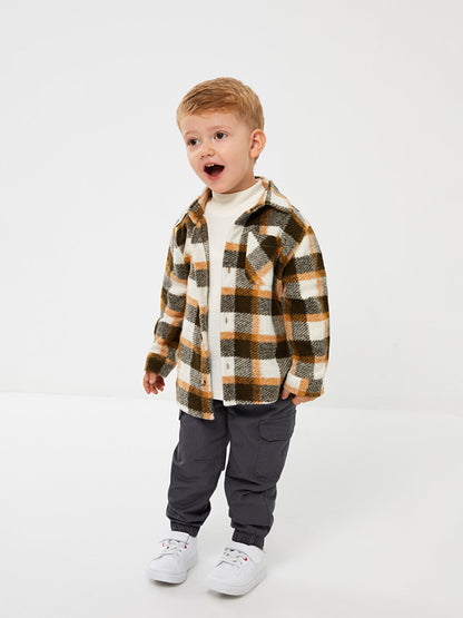 Baby Boy Cargo Pants with Elastic Waist