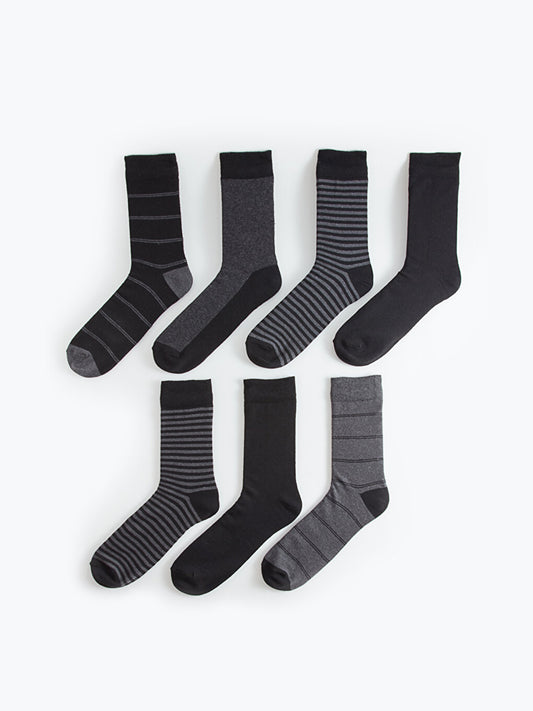 Striped Men's Sock Socks Pack of 7