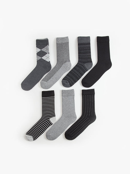 Patterned Men's Socks 7-pack