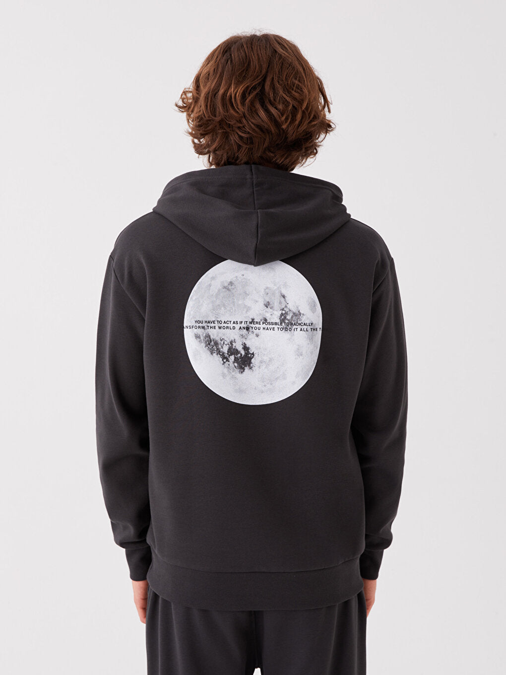 Long Sleeve Printed Men's Hoodie