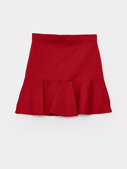 Basic Gabardine Girl's Skirt