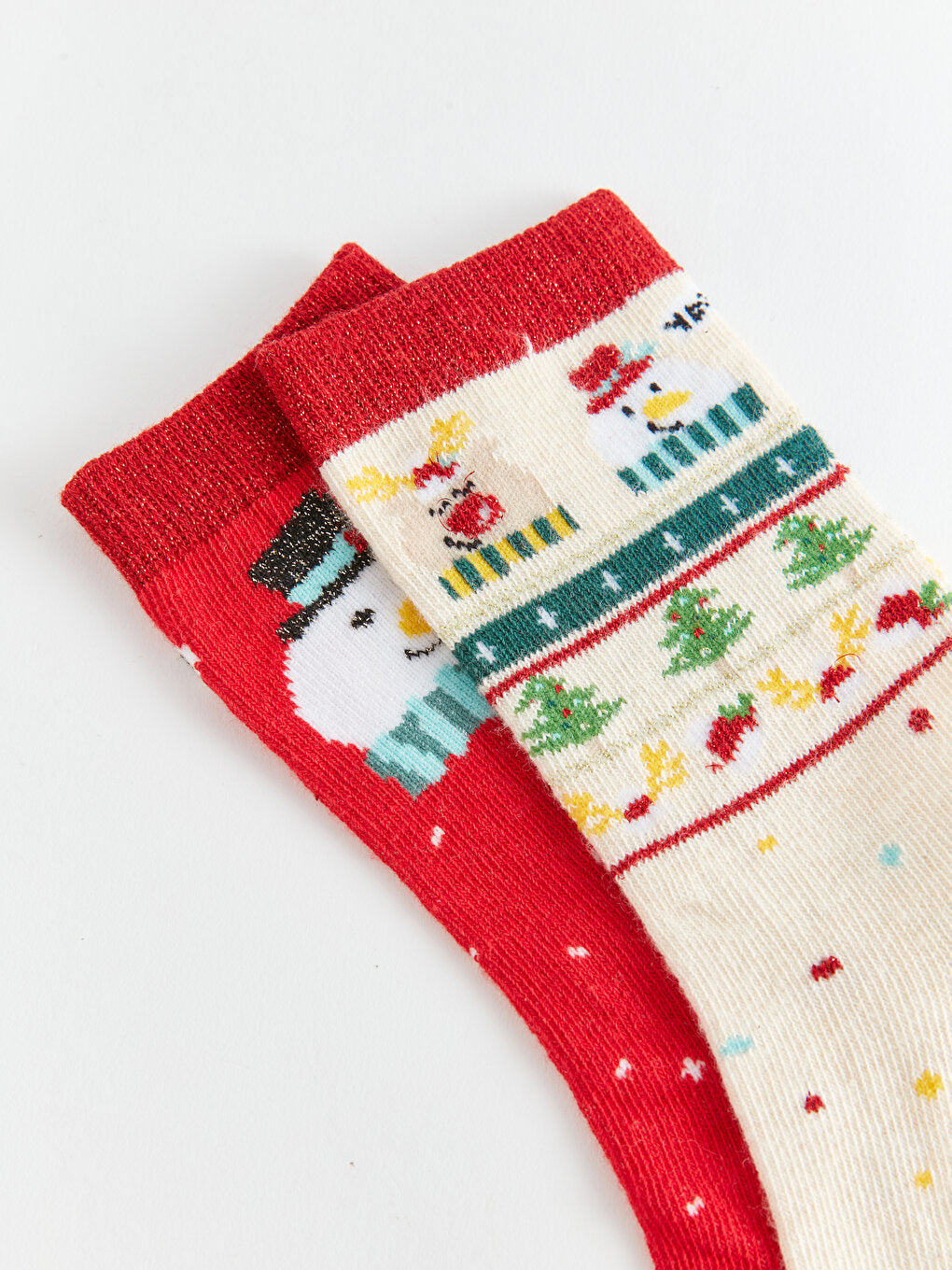 New Year's Themed Girl's Socks 2-pack