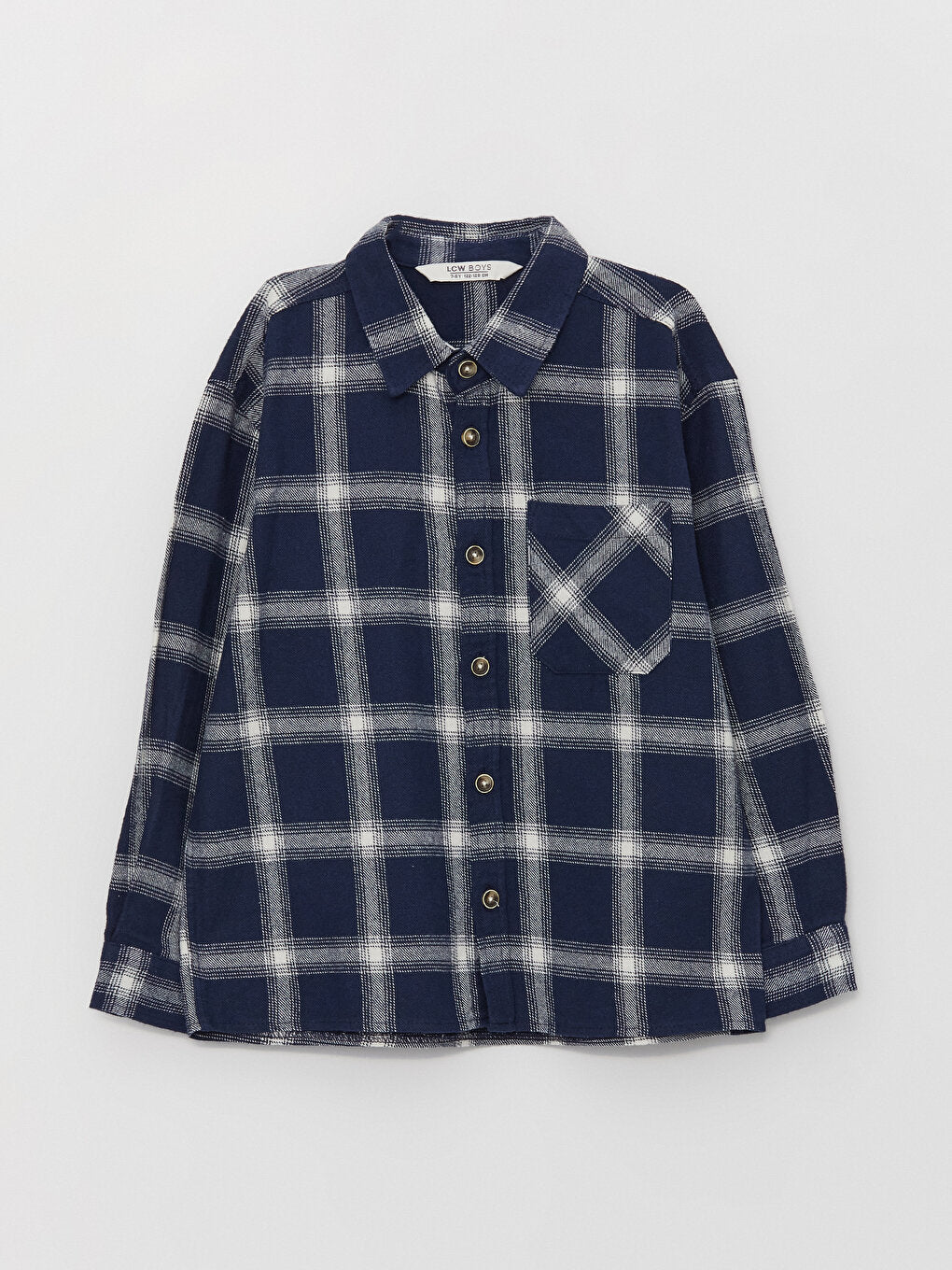 Plaid Long Sleeve Boys' Shirt