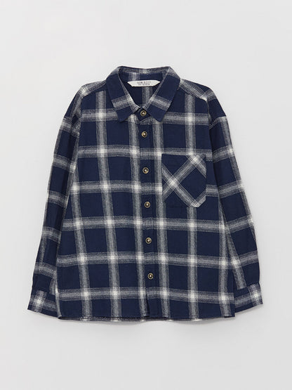 Plaid Long Sleeve Boys' Shirt