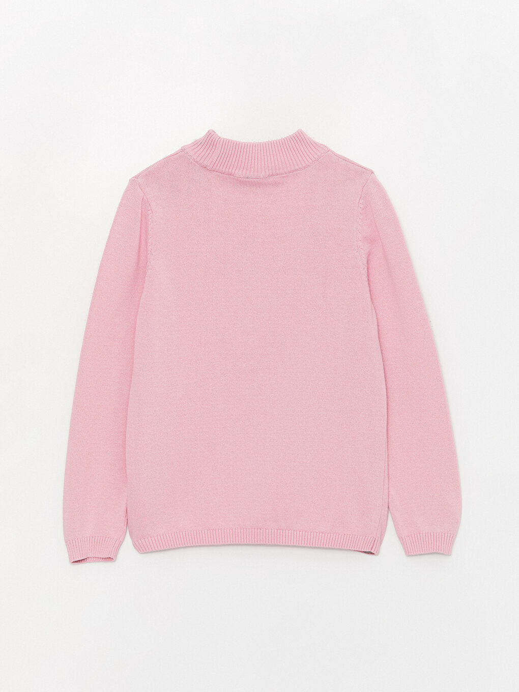 Half Turtleneck Basic Long Sleeve Girl's Knitwear Sweater