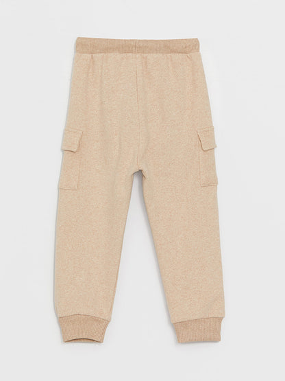 Basic Baby Boy Jogger Sweatpants with Elastic Waist