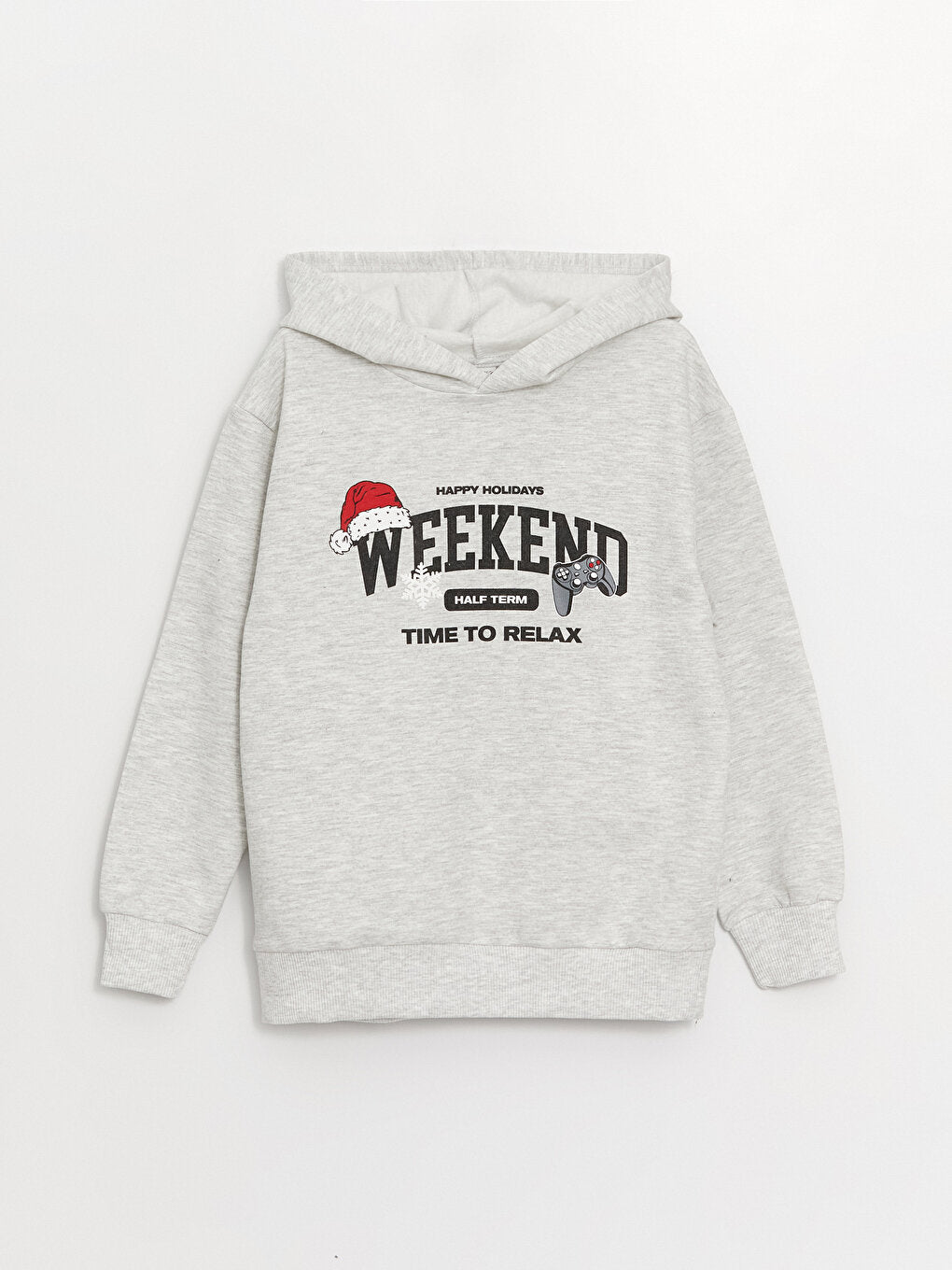 Christmas Themed Long Sleeve Boys Hoodie