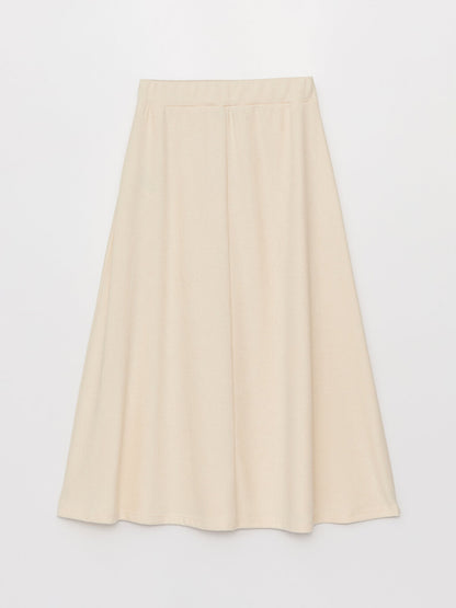 Women's Elastic Waist Straight Skirt