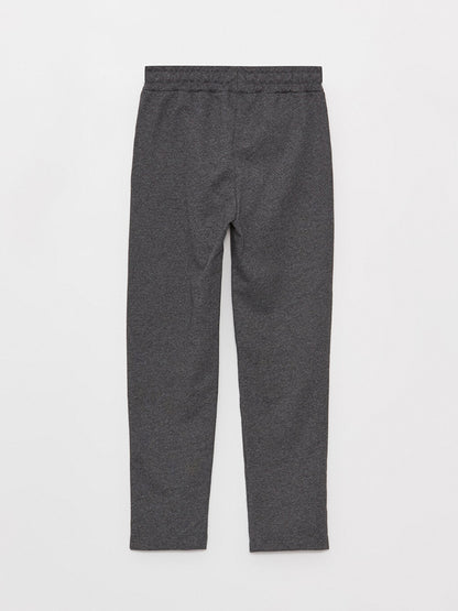 Basic Girls' Sweatpants with Elastic Waist