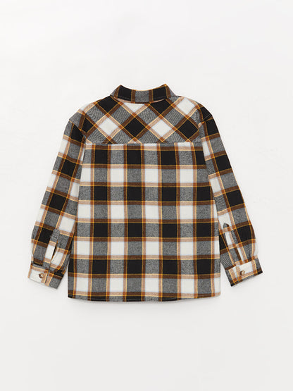 Comfortable Fit Plaid Boy's Shirt