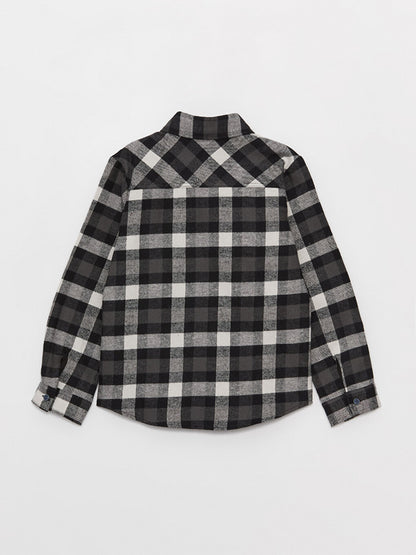 Plaid Long Sleeve Boys' Shirt