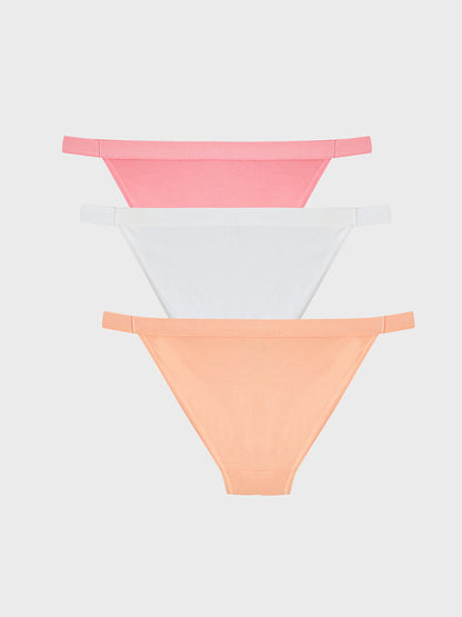 Plain Bikini Panties 3 Pack