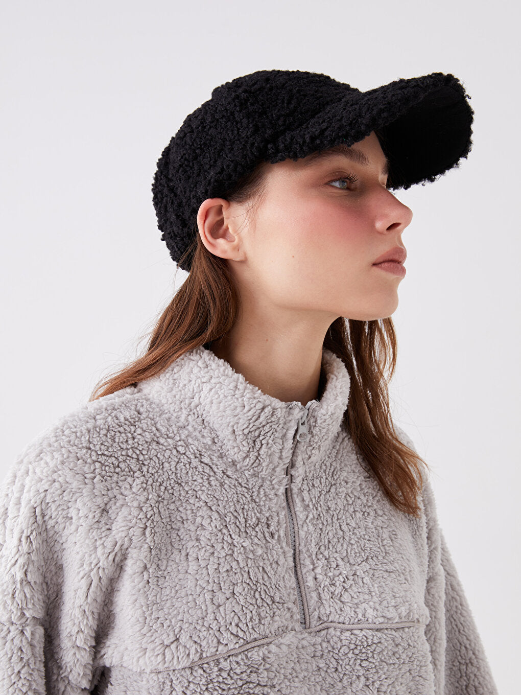 Fur Look Women's Cap Hat