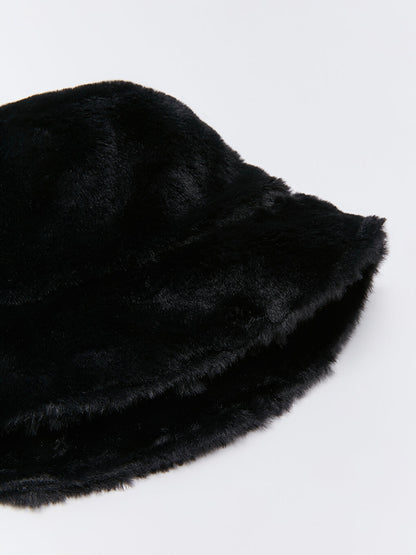 Furry Women's Bucket Hat