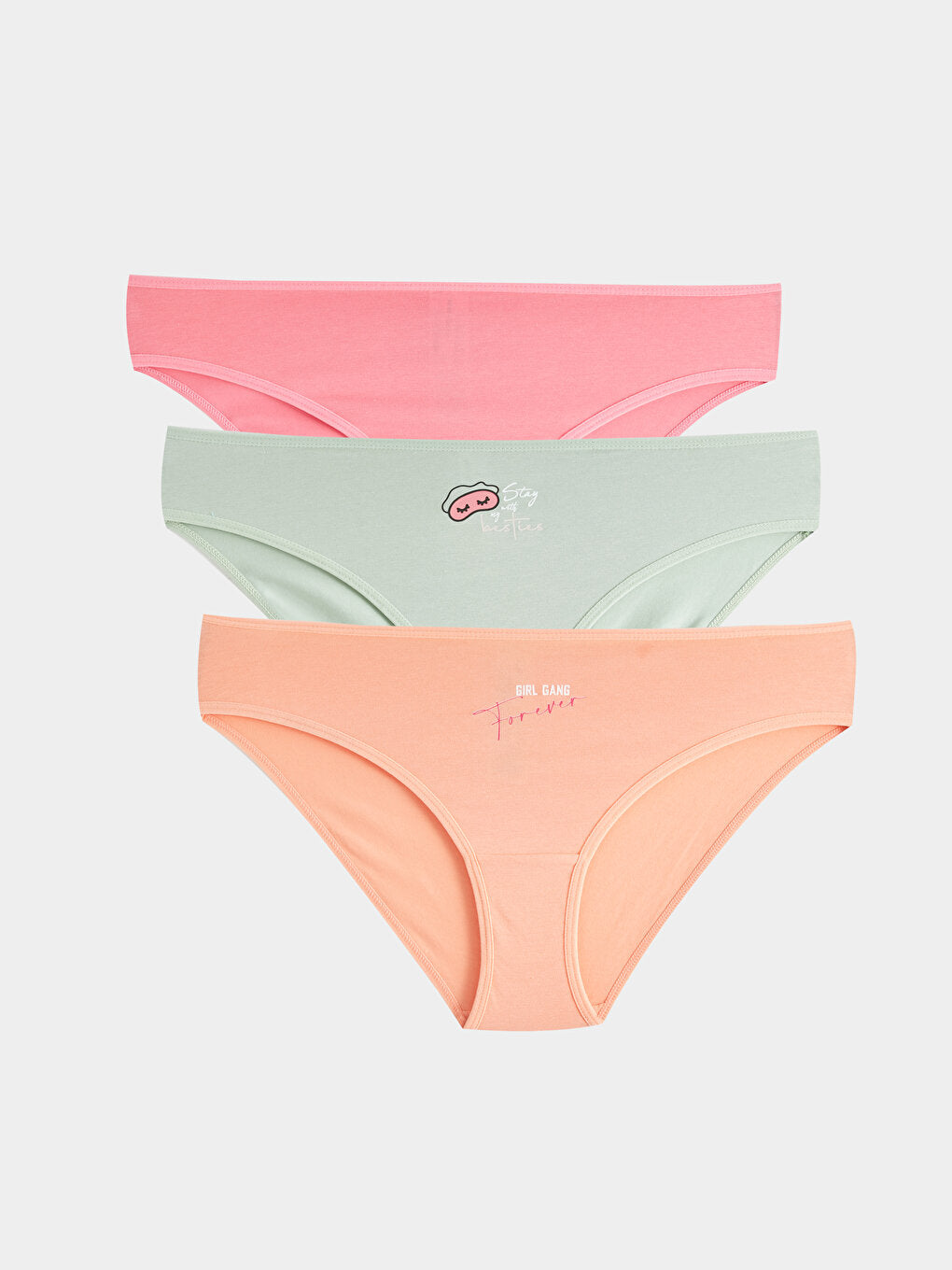 Printed Bikini Panties 3 Pack