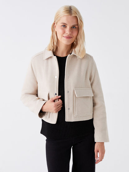 Plain Long Sleeve Women's Jacket