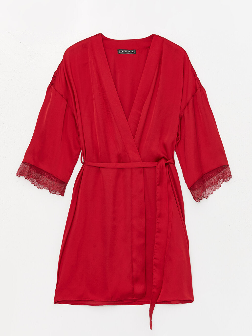 Women's Shawl Collar Plain Dressing Gown