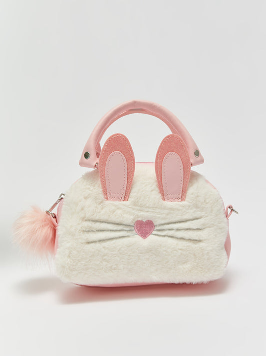 Girl's Bag with Removable Strap with Embroidery Detail