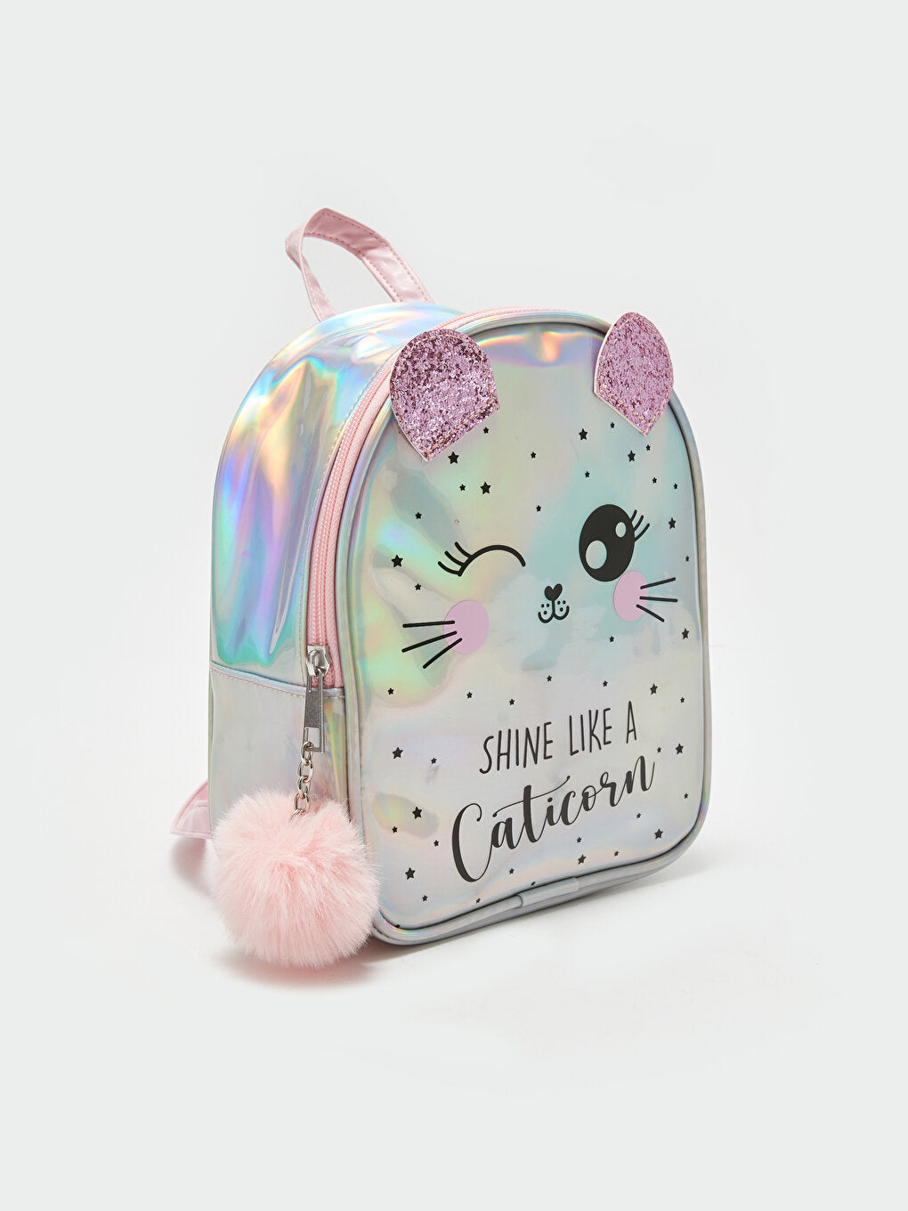 Cat Printed Girl's Backpack