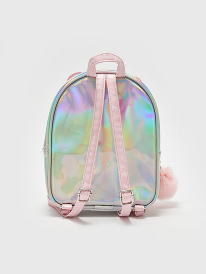 Cat Printed Girl's Backpack