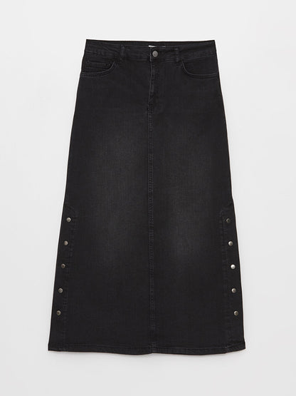 Slim Fit Women's Jean Skirt