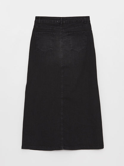 Slim Fit Women's Jean Skirt