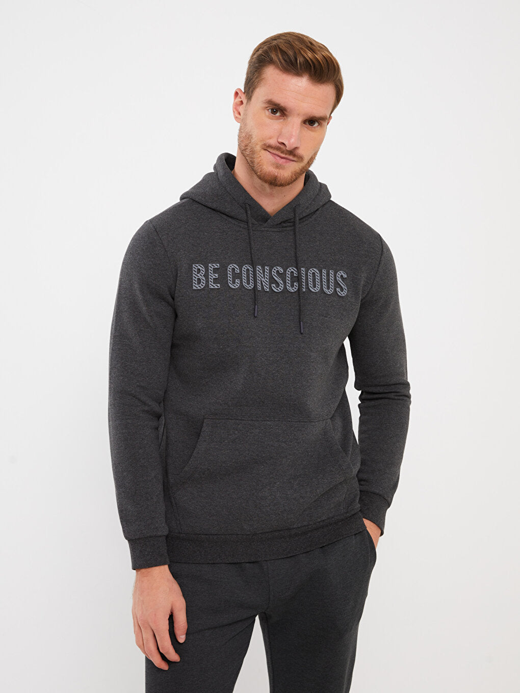 Long Sleeve Printed Men's Hoodie