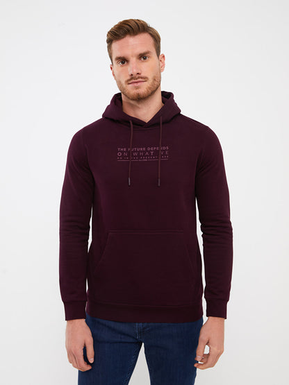 Long Sleeve Printed Men's Hoodie