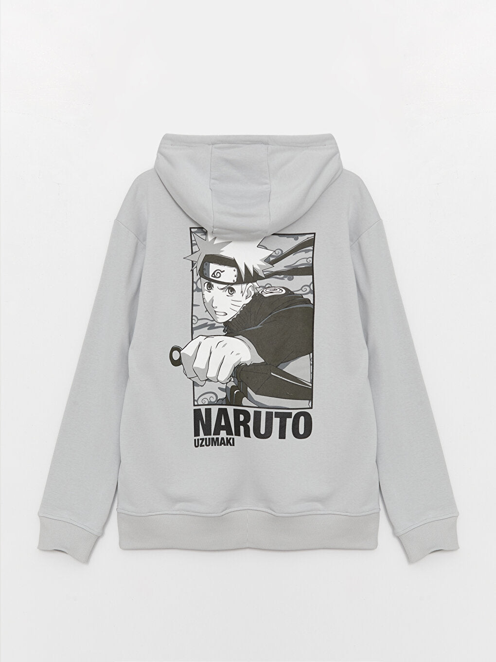 Long Sleeve Naruto Printed Men's Hoodie