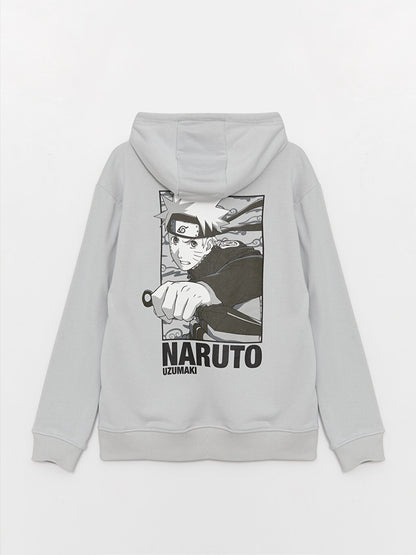 Long Sleeve Naruto Printed Men's Hoodie