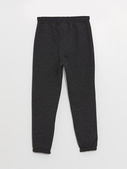 Printed Boys' Jogger Sweatpants with Elastic Waist