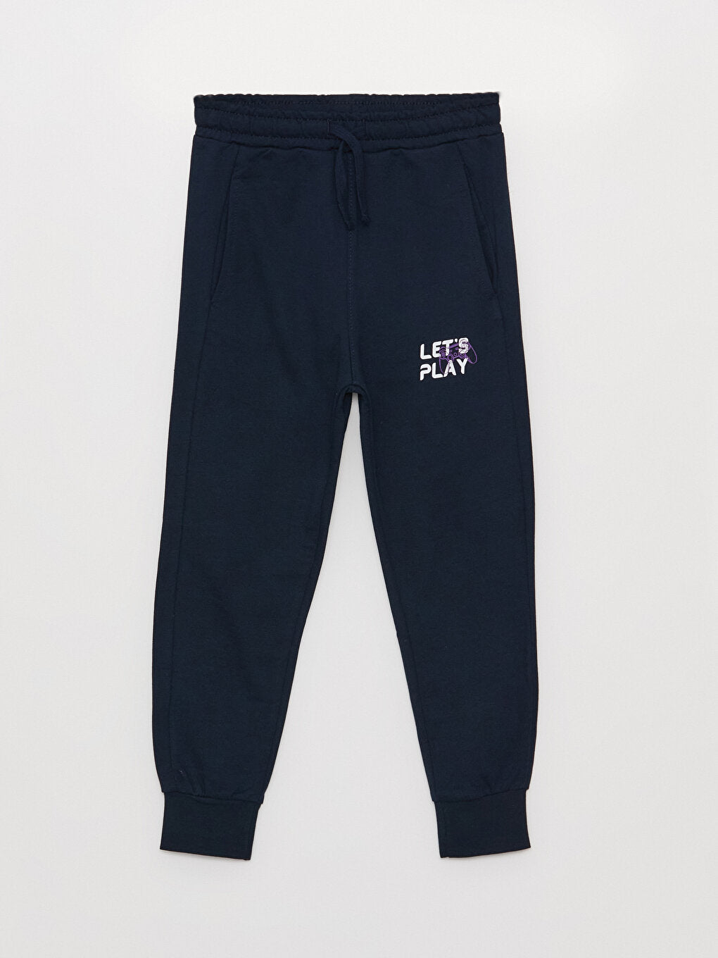 Printed Boys' Jogger Sweatpants with Elastic Waist