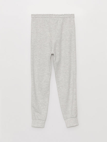 Printed Boys' Jogger Sweatpants with Elastic Waist