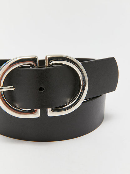 Leather Look Women's Belt