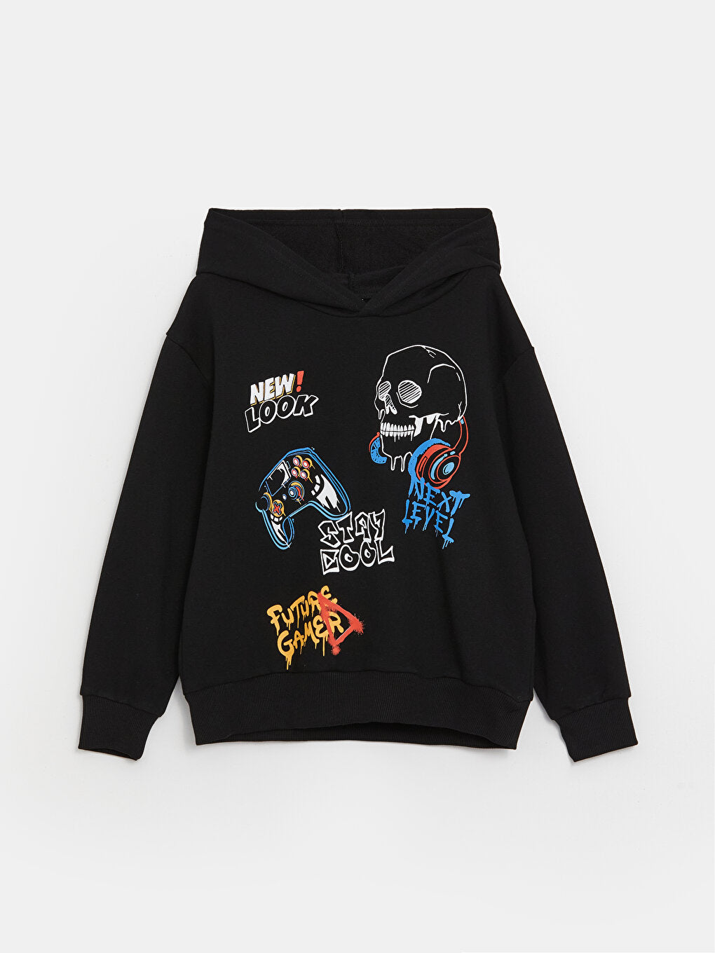 Comfortable Printed Boy's Hoodie